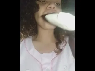 Ice Cream Blowjob - Intense Action