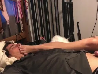 Dominatrix Forced Feet on Sub's Face (No Choice)