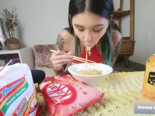 Asian Big Titties - Intense ASMR Mukbang