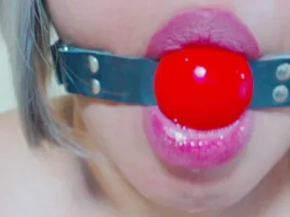 ASMR Sensual Ball Gag Moans - Intense Orgasms