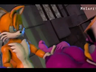 Sonic's Smut: Tails & Wave - Hardcore Impregnation Scene