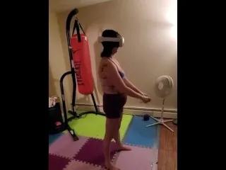 Mrs. Anderson's VR Boxing Debut - Hardcore Action