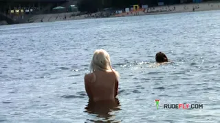 Voyeur Catches Young Nudists in Action