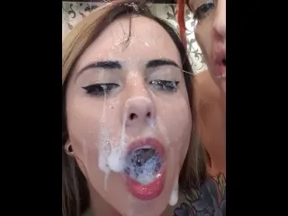 Facial Saliva Splash Frenzy - [Pornstar Names]