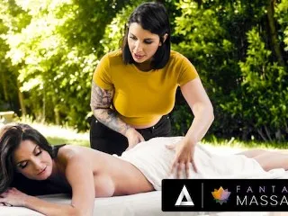 Ivy Lebelle, Silvia Saige: Intense Connection Before Massage