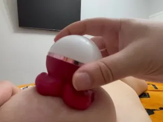 Intense Nipple Torment Vacuum Tongue Play