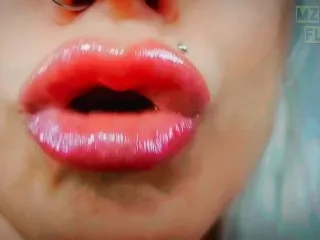 Relaxing ASMR Lip Fetish: No Talking Femdom Kisses 💋💄