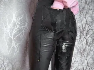 Leather Jeans Egg F*ck Fest