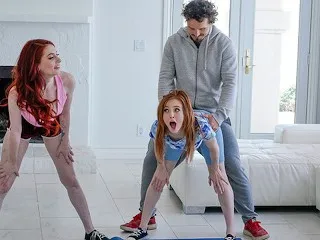 Hardcore Workout Fucked: Aria Carson & Madi Collins