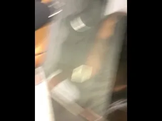 Toilet MILF Blowjob - Thick & Intense