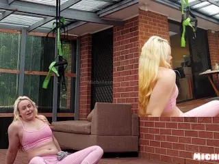 Funny Wedgie Rip - Girl Swings, Panties Break