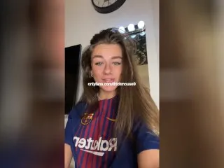 Barcelona Fan Shows Off on TikTok