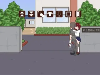 Commissioner fucks civilians in hentai anime (pixel game)