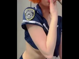 Redhead Cop's Leaked Cosplay Footage - OnlyFans