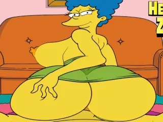 Reverse Cowgirl - Marge MILF Big Ass Simpsons Porn