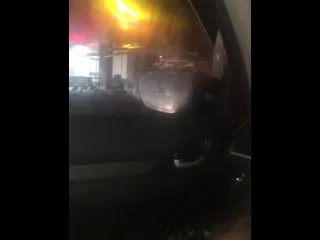 Blowjob at In-N-Out Driveway (Throat fuck)