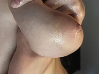 Oiled Vacuum Boob Massage - Breast Orgasm