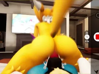 Lucario, Renamon - Hardcore Shipment