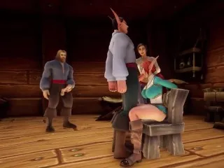 Red Elf Pirate Rape Fucked Parody (Short Clip)