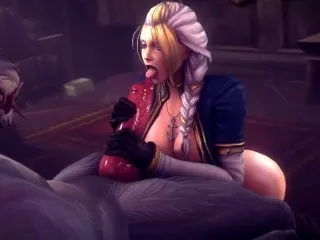 Worgen POV: Jaina Proudmore Blowjob Scene - Warcraft