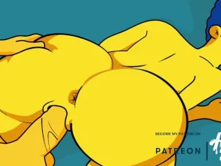 Marge Simpson Big Ass Doggy - Hentai