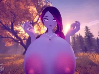 Monster Girl's Breast Expansion Tit Job VR Chat Preview