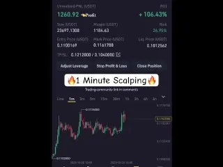 Future Trading Profits: 1 Minute Scenes