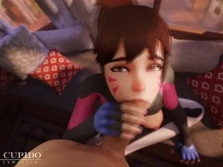 D.va's 82% Intense OW BJ [Grand Cupido]