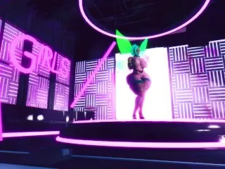 Vana Cyan THICC at Club - Skyrim Hardcore Action