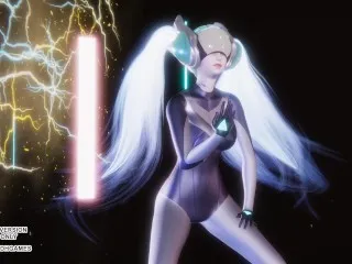 [League of Legends] MMD in Intergalactia - Blazing Dance by Dj Sona (Uncensored)