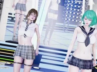 [4K School Uniforms] Sizzling Hot Dance by MMD & Teen Star