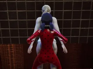 Marinette Ladybug, Chloe Fucks - Det. Become Human XXX