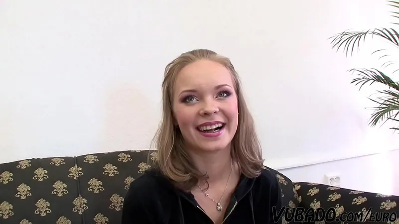 Young Blonde's Intense 1st Casting Sex Scene