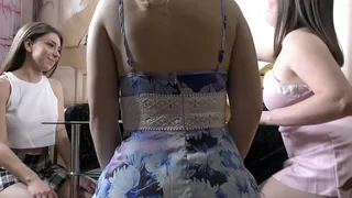 Beautiful, Sexy Amateurs Handjob Haul Day - Slutty Outfits & Dick Play