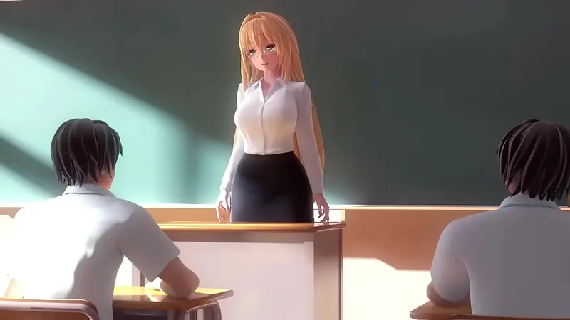 3D Teacher Fucks Student - Hardcore Hentai Scene