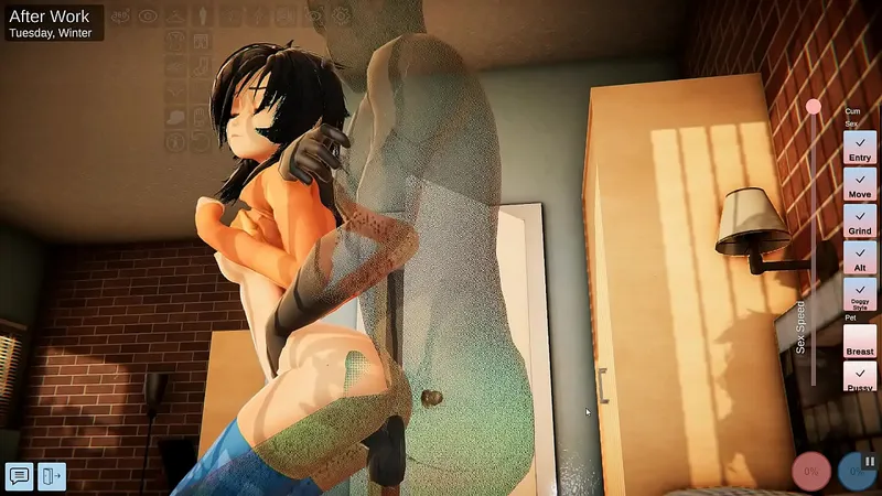 3D Sex Game - Top Position Animation (Ep.1) Our Apartment