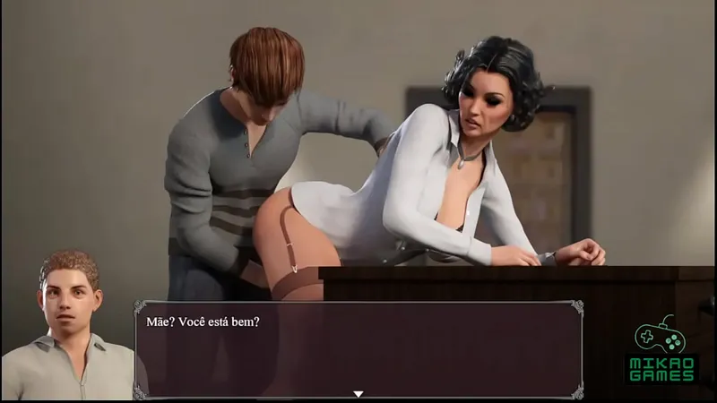 3D Adult Game, Epidemic of Luxuria ep 19 - Fucking the Hot step Mother while the Son Calls for Her