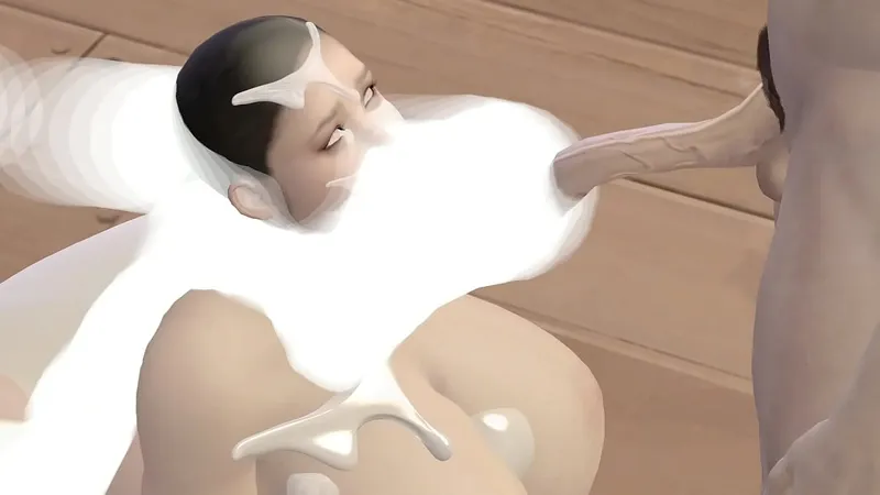 Fat Ass Slut Takes & Showers Boyfriend's Load 3D Hentai