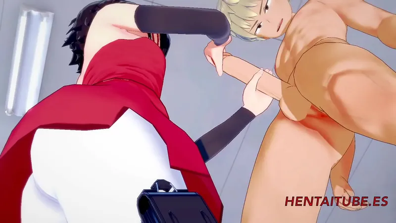 Bakugo X Sarada Classroom Hentai: Naruto My Hero