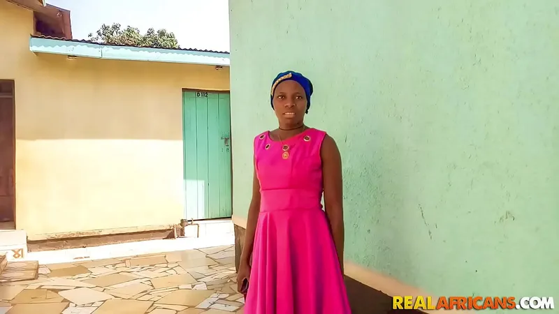 Real African Pornstar Awaits Congolese Lover's Pickup