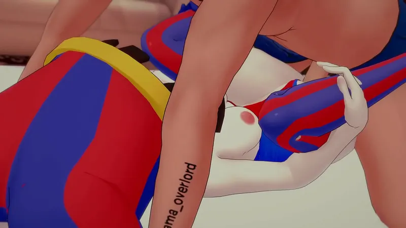Ready-to-Fuck Pomni in Swimsuit (Hardcore 3D Hentai)