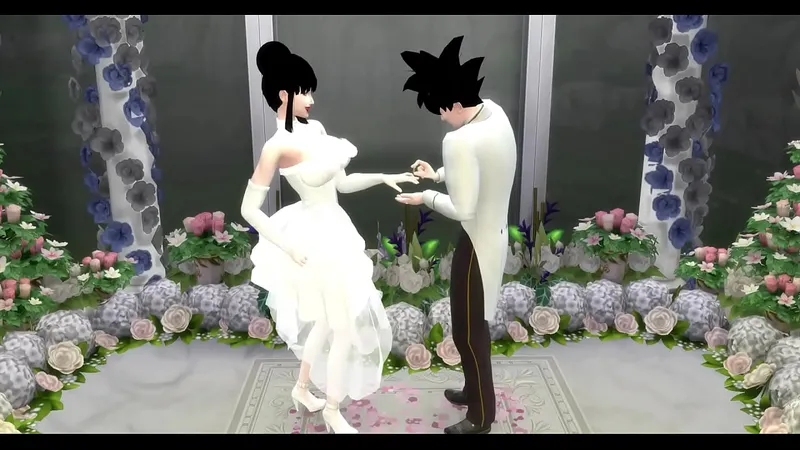 Goku & Chichi's Wedding Night - Netorare Scene, Cuckold Drama