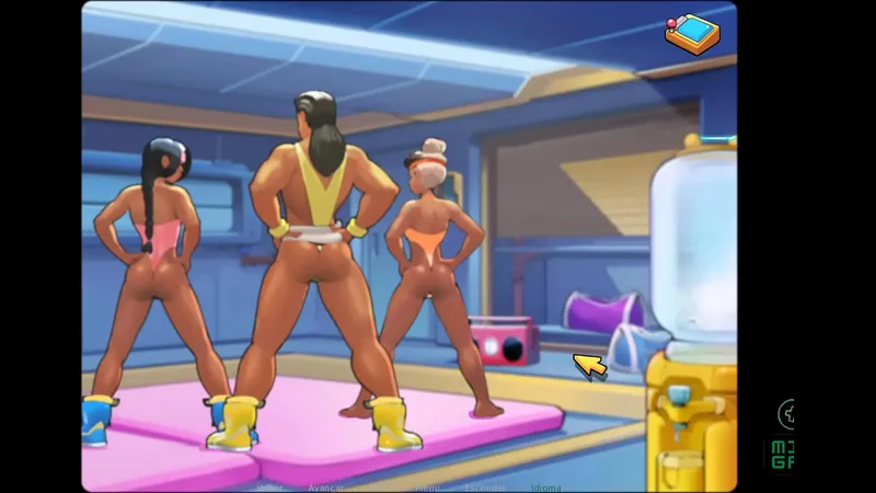 Adult Game Space Rescue Ep. 30 - Workout with Hotties Gym