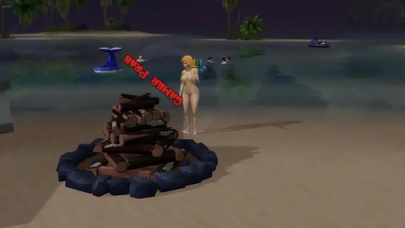 Ichigo Fucks Rangiku: Hardcore Beach Hentai Scene