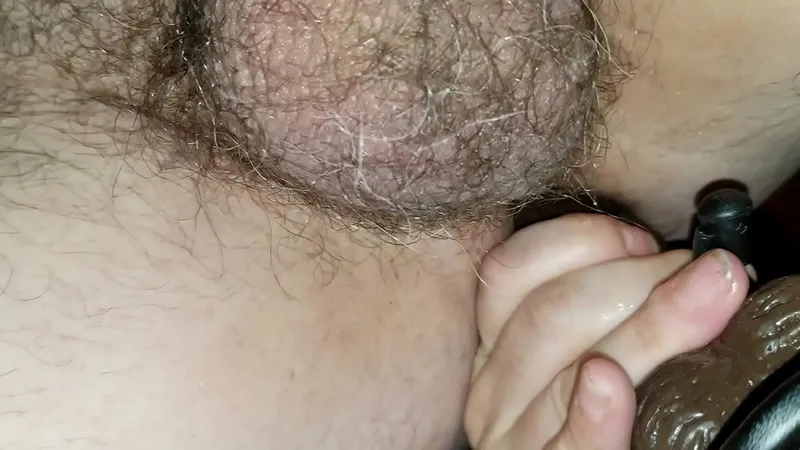 New Vibrating Dildo Pegging POV - Hardcore Action