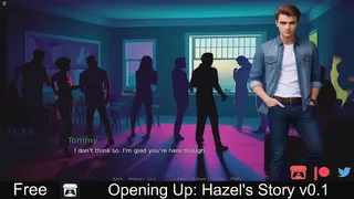 Opening Up: Hazel's Story (free game itchio) Visual Novel, Adult, Erotic, Female Protagonist, Lewd, NSFW, Ren'Py
