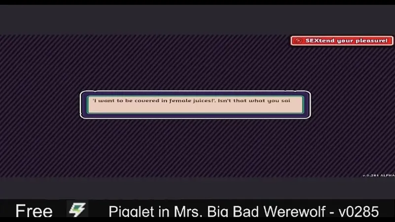Mrs. Big Bad Werewolf Fucks Pigglet (Adult Game)