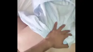 Beautiful ass is filled with cum- I bust the ass of my stepsister who has huge tits and a round ass with a sweetness
