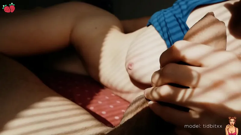 Sister's Intense Handjob & POV Ride