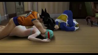 Vegeta has a nightmare Goku Fucks His Wife Bulma In Front of the Netorare Hentai